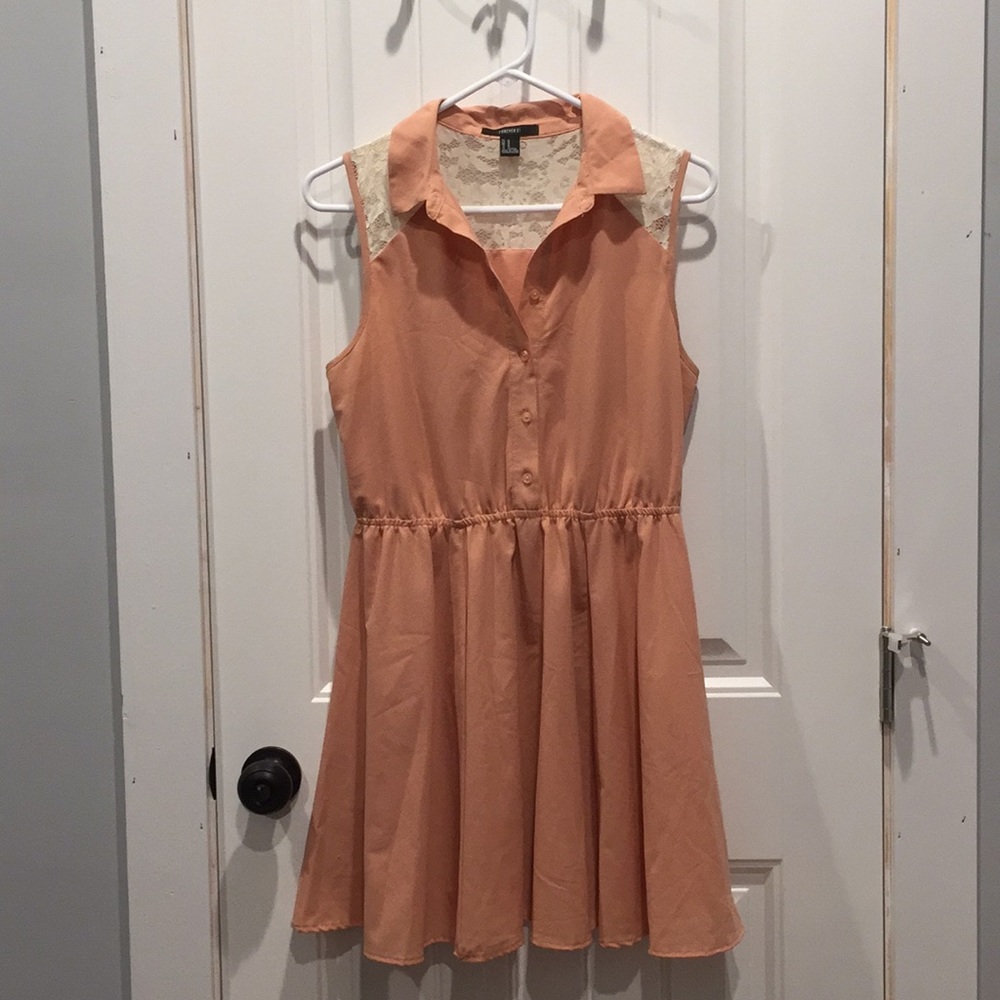 Adorable Nude Mini Dress Size M